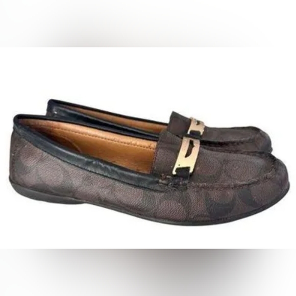 Coach Monogrammed Logo Womens size 5.5 Loafers.. - Picture 6 of 6